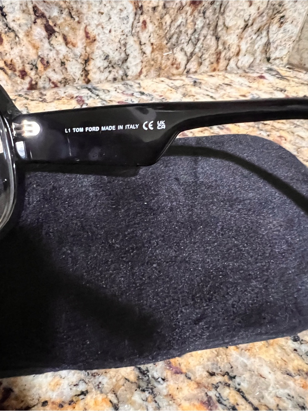 Tom Ford Black and Silver Aviator-Style Sunglasses - Picture 5 of 7